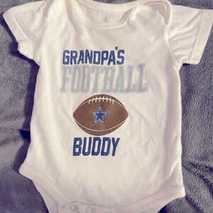 Official NFL Dallas Cowboys Onesie “Grandpas Football Buddy”